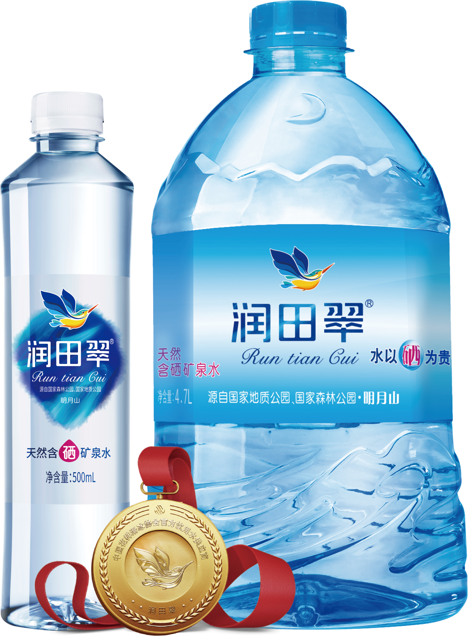 润田翠天然含硒矿泉水产品组合